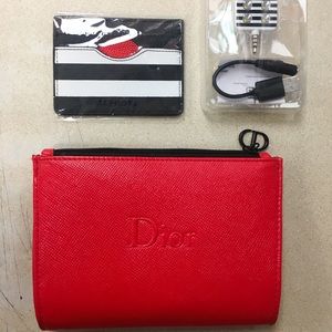 Dior cosmetic bag and ect